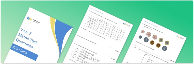 Year 7 Maths Test