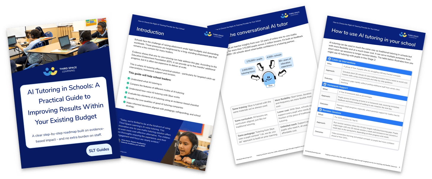 How To Use AI For Maths: A Practical Guide For Teachers And Heads of Department