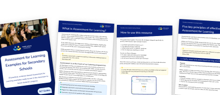Assessment for Learning Examples in Secondary School