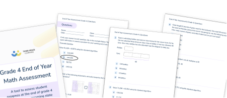 4th Grade End of Year Math Assessments