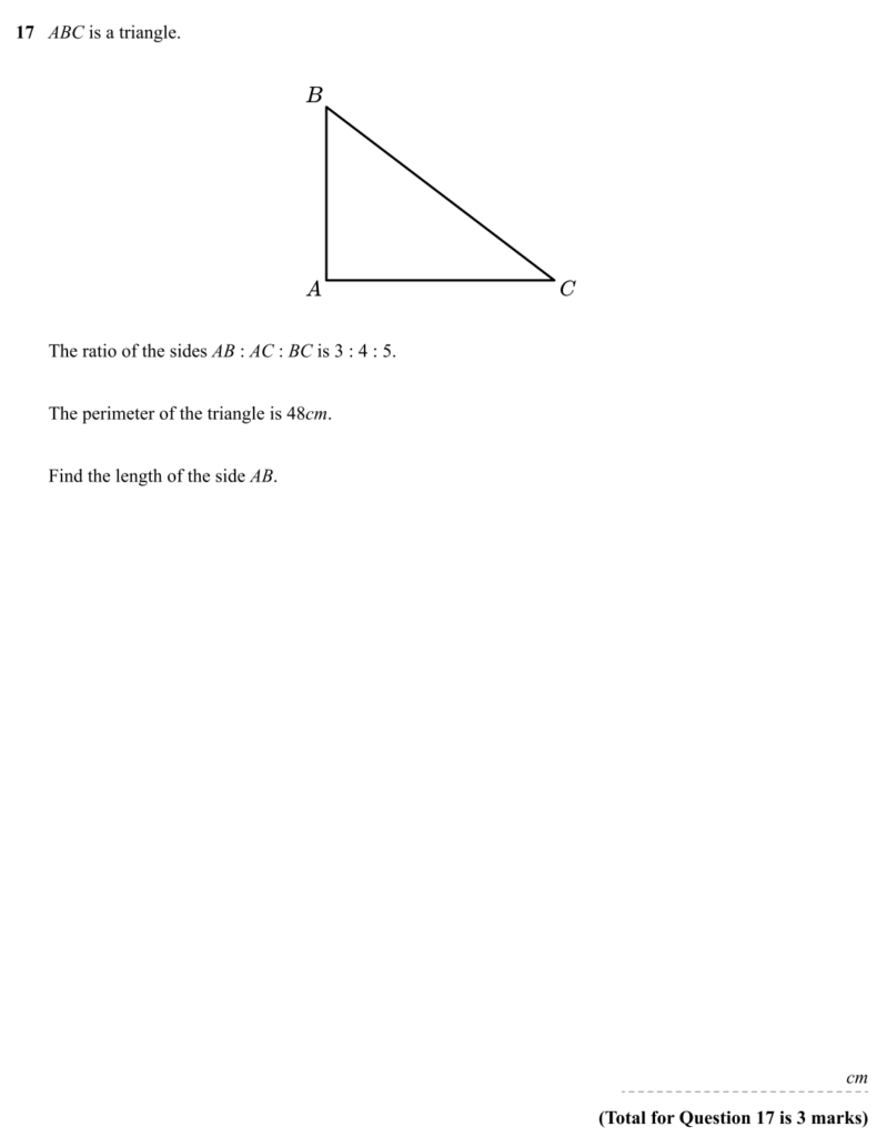 sample geometry question - foundation 