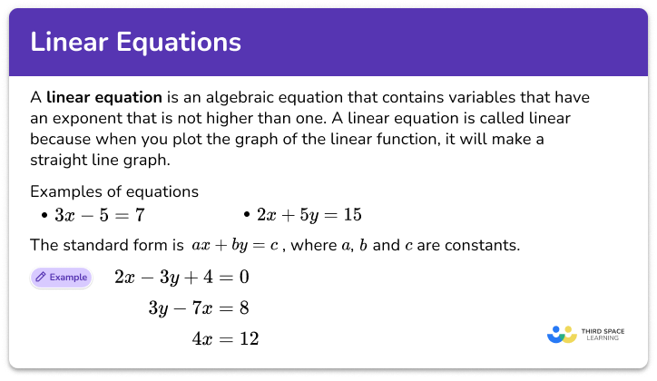 Linear equations