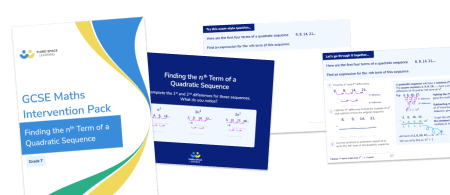 Maths Intervention Packs – Grade 7