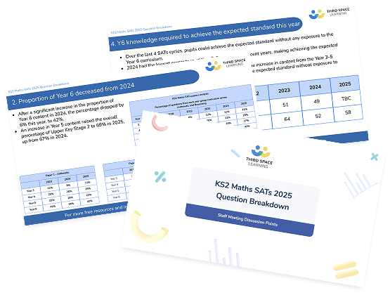 SATs Results 2025: Headlines & Next Steps For Senior Leaders