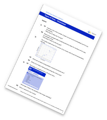 Types Of Data Worksheet