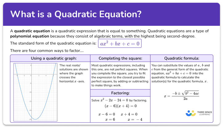 Quadratic equation